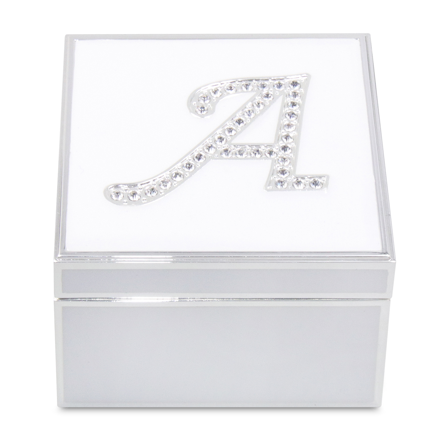 Square letter A jewellery box